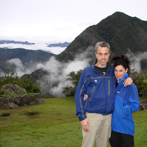 Chris and Zoe in the Urubamba Valley